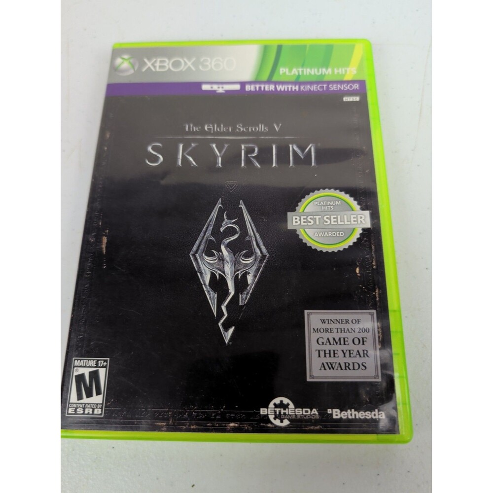 The Elder Scrolls V: Skyrim (Xbox 360) CIB COMPLETE & TESTED